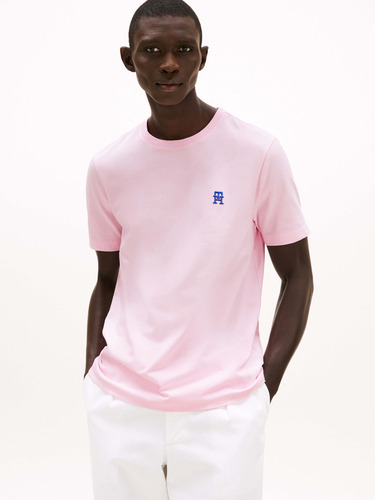 Playera A Contraste Con Monograma De Hombre Tommy Hilfiger
