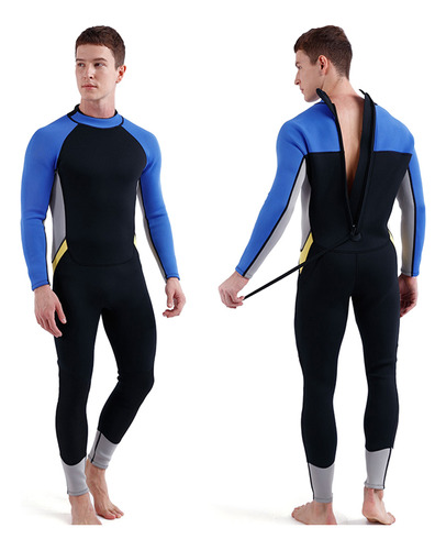 Traje De Neopreno De 3 Mm Para Hombre, Esnórquel Y Surf