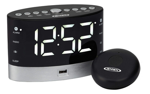 Jensen Jcr-255 Jcr-255 Radio Reloj Digital De Doble Alarma .