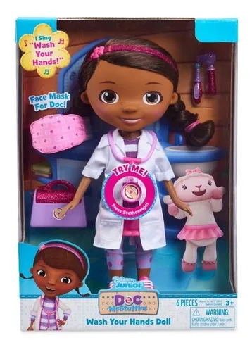 Doctora Juguetes Mu eca Lava Tus Manos Accesorios Ingles