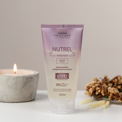Gel De Limpeza Profuse Nutrel Sensitive 150ml Pele Sensível Sensível Dia/noite