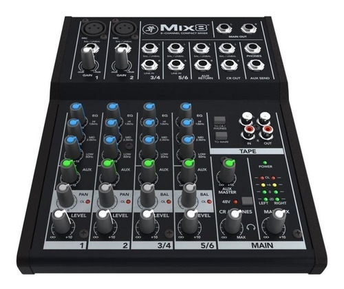 Console Mackie Mix8 de mistura