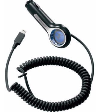 Carregador Veicular Micro Sd Original Motorola Com Led Azul