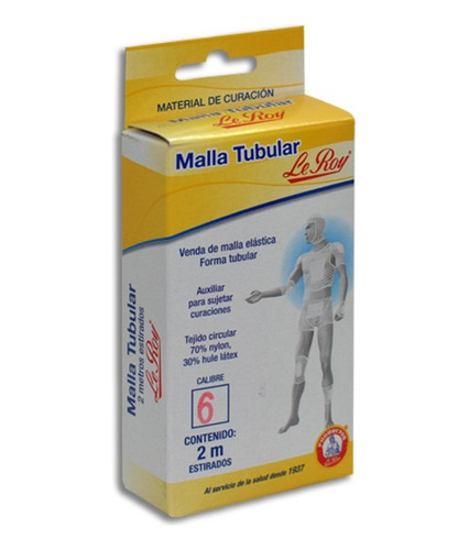 Venda Malla Tubular Cal #6 / Con 2mts / Le Roy