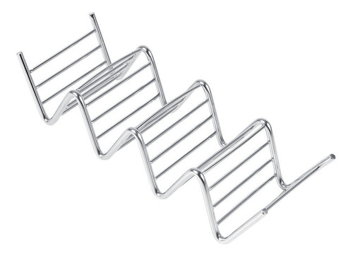 1pc Taco Soporte Stand,stainless Steel Rack Bar Serving