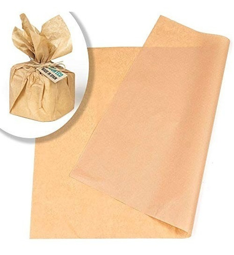 100 Pcs Papel Seda Beige Oscuro