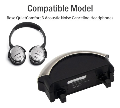 Batería De Repuesto Para Bose Quietcomfort 3 Auriculares Acú