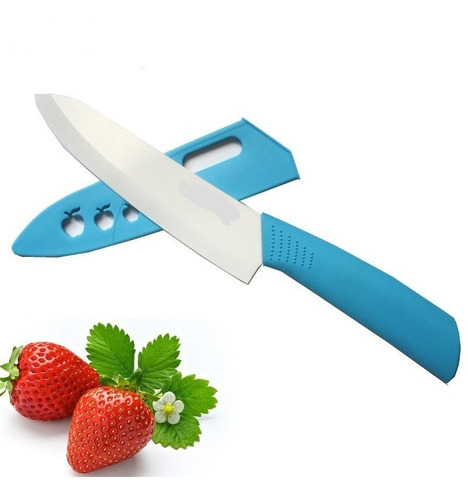 Cuchillo De Ceramica De 5 Pulgadas Mango Silicona  Oferta!