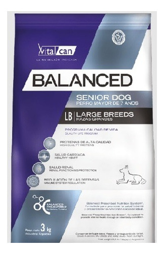 Balanced Perro Senior Raza Grande 15 kg Animal Shop