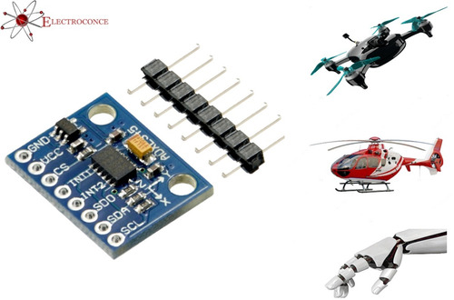 Módulo Gy-291 Acelerómetro Adxl345 Digital De 3 Ejes