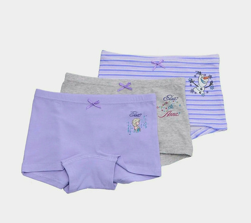 Pantaleta Algodón Caffarena Frozen Pack X3 Talla 10 40445