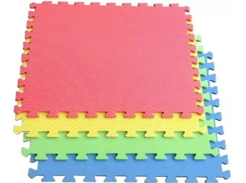 Imagen 2 de 5 de Tapete En Foamy Extragrande 60 X 60 Cm 4 Fichas Gruesas