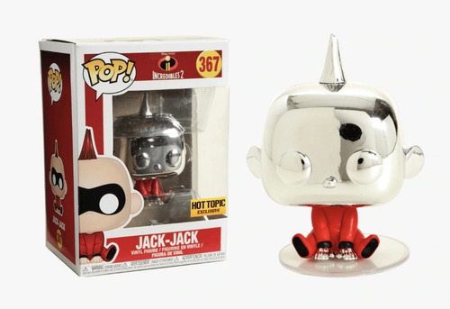 Funko Pop Jack Jack Chrome Incredibles 2 Exclusivo Hot Topic