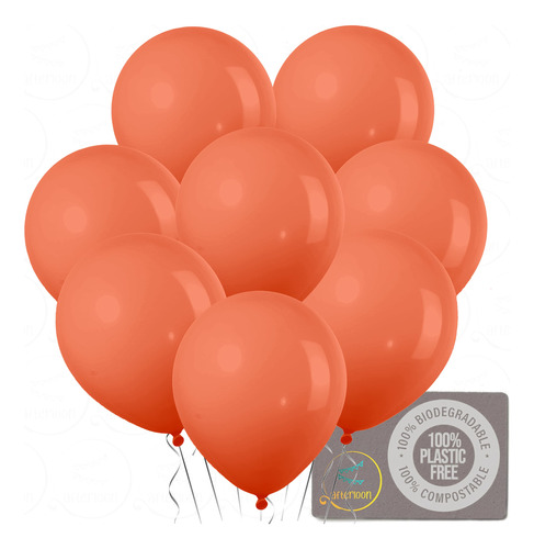 Afterloon - Globos Biodegradables Color Rojo Lirio Tigre Pas