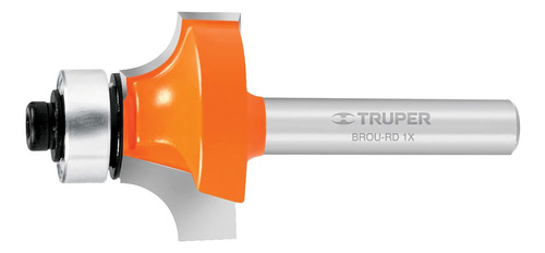 Truper Brou-rd1x, Broca Para Router, Redondeado Con Balero