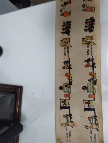 Antiguo Proyector Juguete Peliculas De Papel Con Animacion (Usado)
