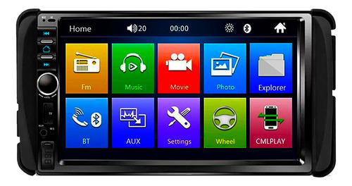 Kit Multimidia Toyota Mp5 Camera Moldura Espelha Usb Ios And