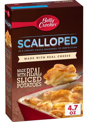 Betty Crocker Scalloped Papas Deshidratadas Con Queso 133 Gr