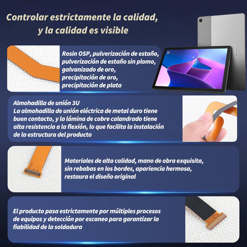 Cable Flex De Lcd Para Lenovo Tab M10 3ra Tb328fu Tb328xu