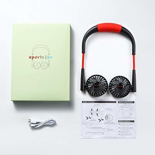 Ventilador Portatil Para Cuello Libre Deportivo Usb 360°