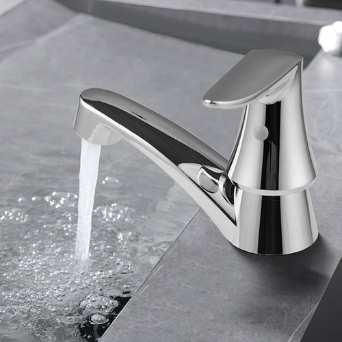 Grifo De Lavabo De Baño, Grifo De Agua Fría De Un Solo