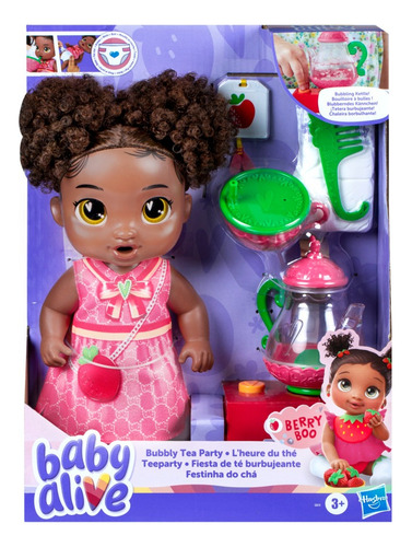 Boneca Baby Alive Festinha Do Chá Negra - Hasbro G0610