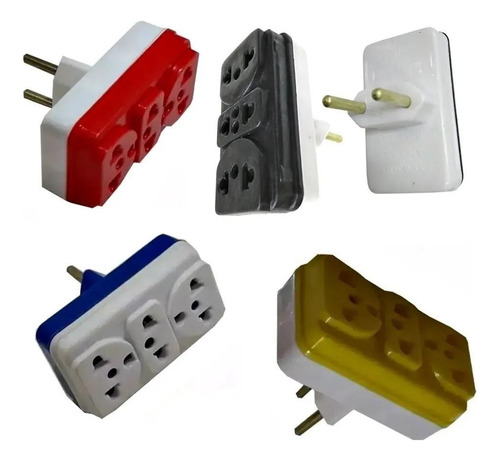 Adaptador Benjamim Tomada 10 20a Casulo 3 Saídas Triplo Novo