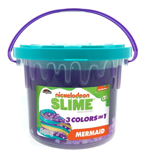 Slime Sirena Nickelodeon 3 En 1 Peso 1.3 Kg Original