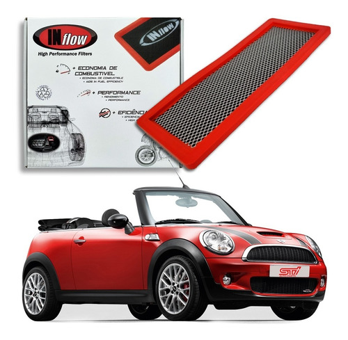 Filtro Ar Esport. Inbox Inflow Mini Cooper Cabrio S 1.6 2012