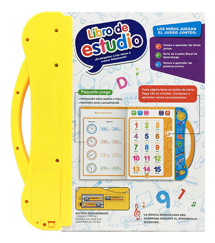 Máquina De Lectura De Español Inglés Educativo Juguete De