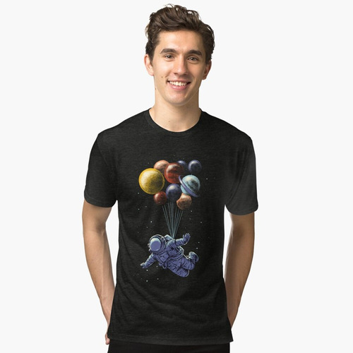 Polera Astronauta Globos Espacial H