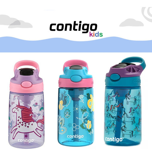Contigo Striker Kids Botella De  Agua 410ml (mayor Y Detal)
