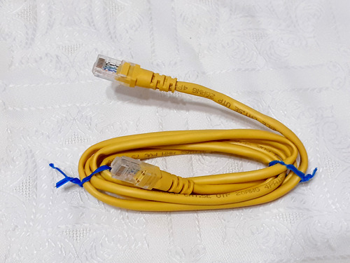 Cable De Internet Cat.5e Utp 26awg Conectores Rj45 1,4mt