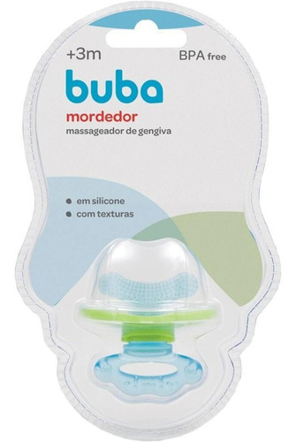Imagem 3 de 5 de Mordedor Chupeta Massageador De Gengiva Alívio Dentição Buba