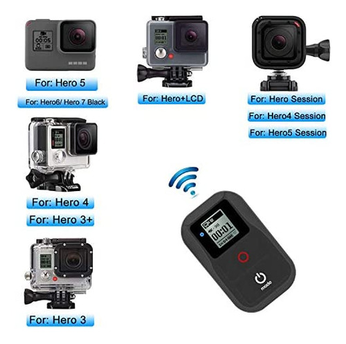 Remoto Wifi Remoto Compatible Para Gopro Hero 8 Hero 7 Black