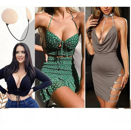 . Brasier Strapless Push Up Invisible Sosten Levanta Busto