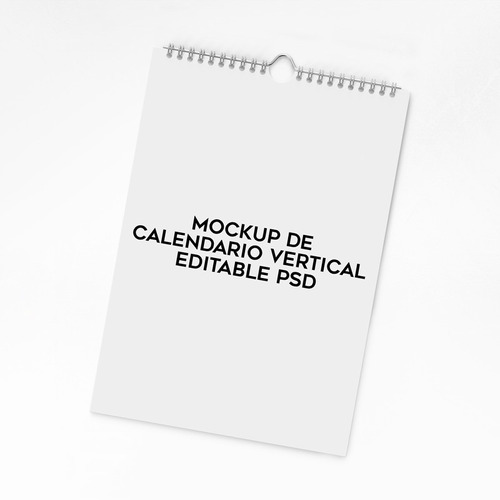 Mockup Calendario Vertical Photoshop Para Sublimación