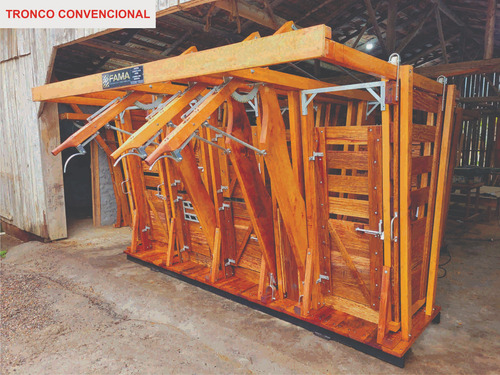 Tronco Convencional, Brete Para Contenção Bovina.