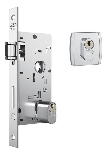 Kit Porta De Madeira Pivotante 210x120cm Batente 14cm