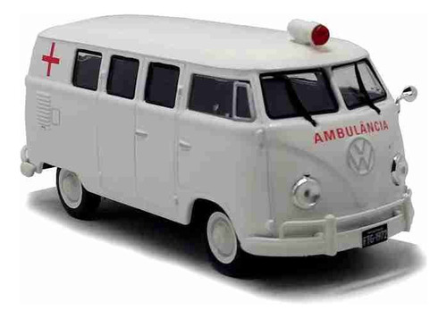 Miniatura Kombi 1200 Ambulancia - Carros Inesqueciveis 1/43