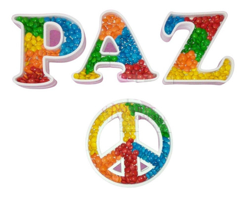 Imagen 7 de 7 de Nombre Con Letras Huecas 16 Cm De Polyfan Tu Nombre Importa