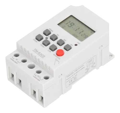 Temporizador Digital Abs Con Ajuste De Segundos, Programable