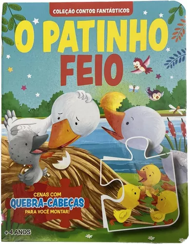 Livro Infantil Quebra Cabeça O Patinho Feio Editora Online