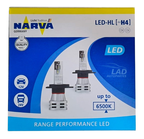 Foco Led Narva H4 Para Auto Y Camioneta Para Auto Camioneta