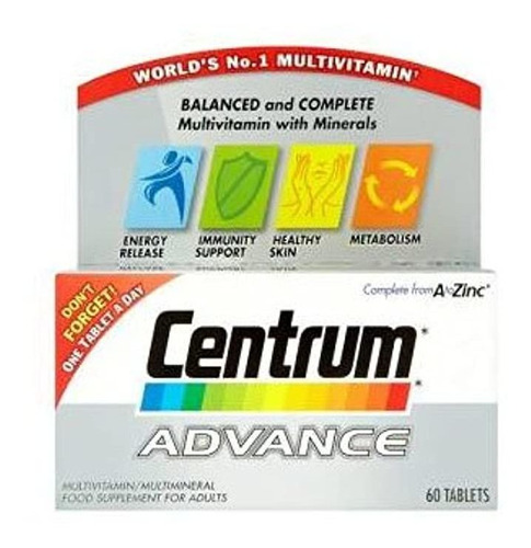 Centrum Advanced Multivitamins  60 tabletas