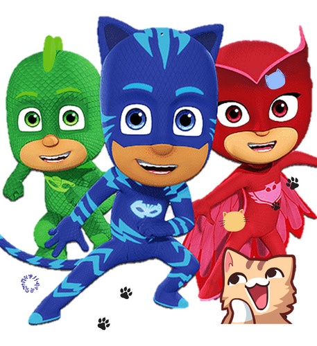 15 Libro Para Colorear Pj Mask, Tamaño Carta, 16 Paginas :)