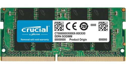 Memoria Crucial 16gb Ddr4 3200 Ct16g4sfra32a Pc4-25600 Sodim