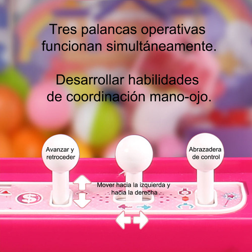 Maquina De Garra Juguete Interactivo Educativo Musica Sonido