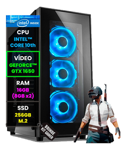 PC Intel Complete Gamer para videojuegos ultrapesados de décima generación