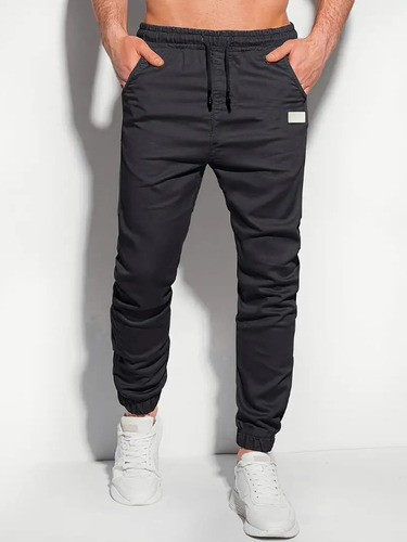 Pantalón Jogger Cargo Casual De Twill De Algodón Para Hombre